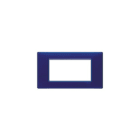 VIMAR SPA - VIW14654.50 PLACCA 4M REFLEX ZAFFIRO