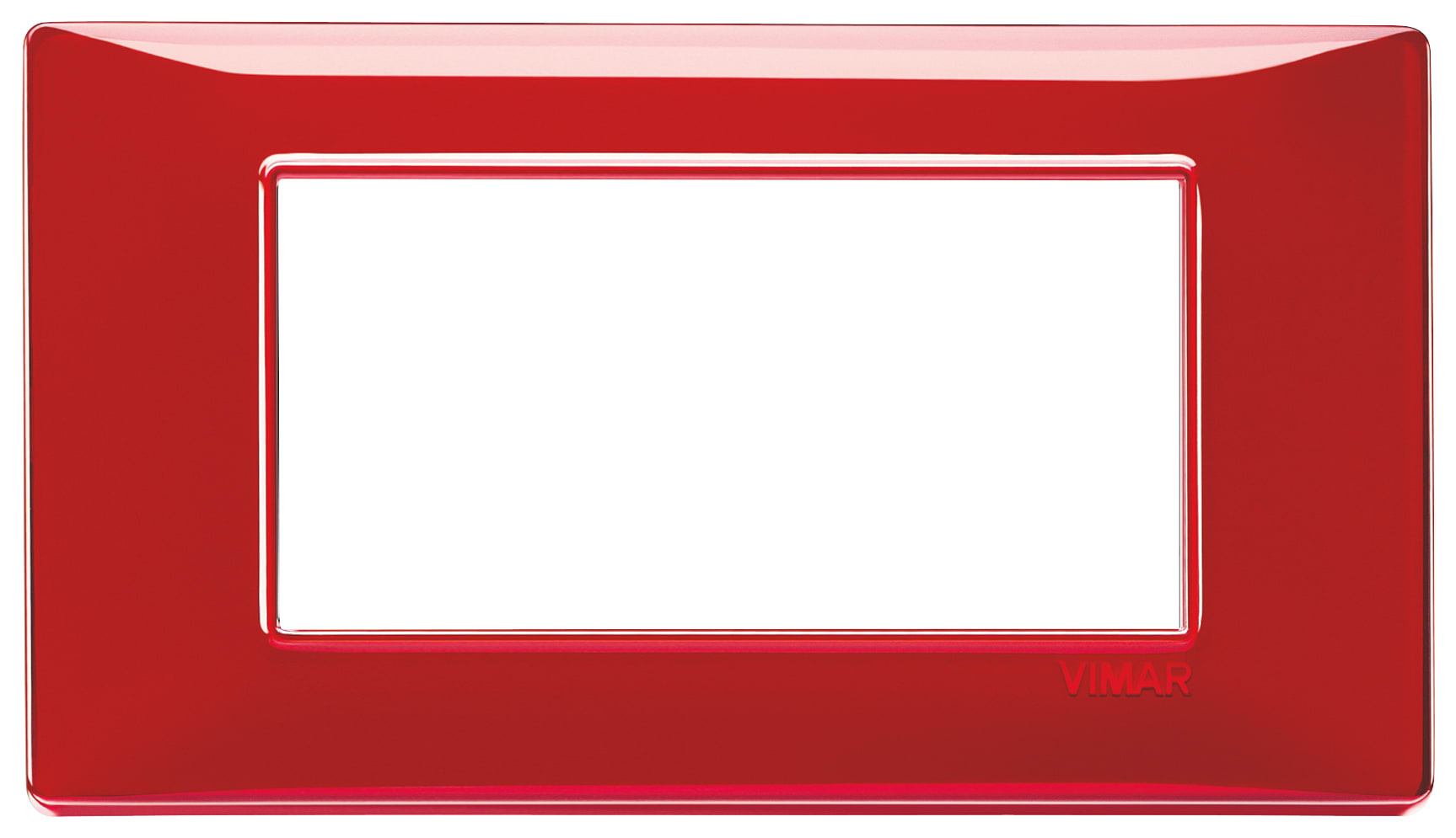 VIMAR SPA - VIW14654.51 PLACCA 4M REFLEX RUBINO