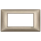 VIMAR SPA - VIW14654.70 PLACCA 4M BRONZO METALLIZZATO