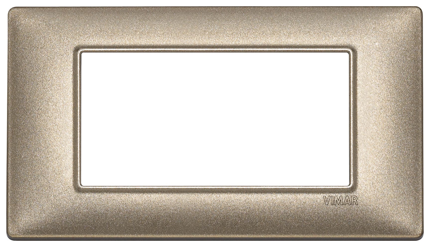 VIMAR SPA - VIW14654.70 PLACCA 4M BRONZO METALLIZZATO