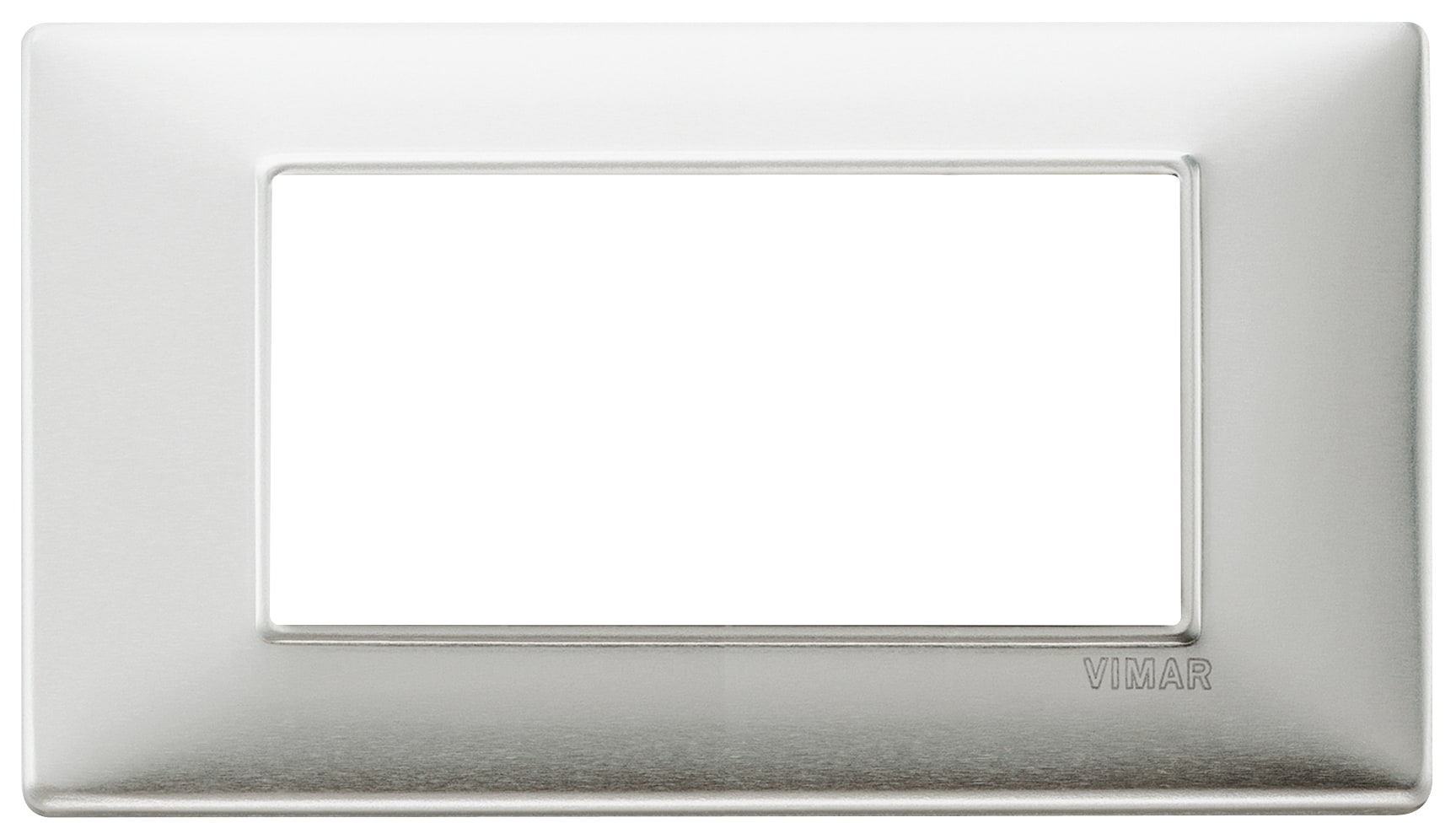 VIMAR SPA - VIW14654.81 PLACCA 4M ALLUMINIO SPAZZOLATO