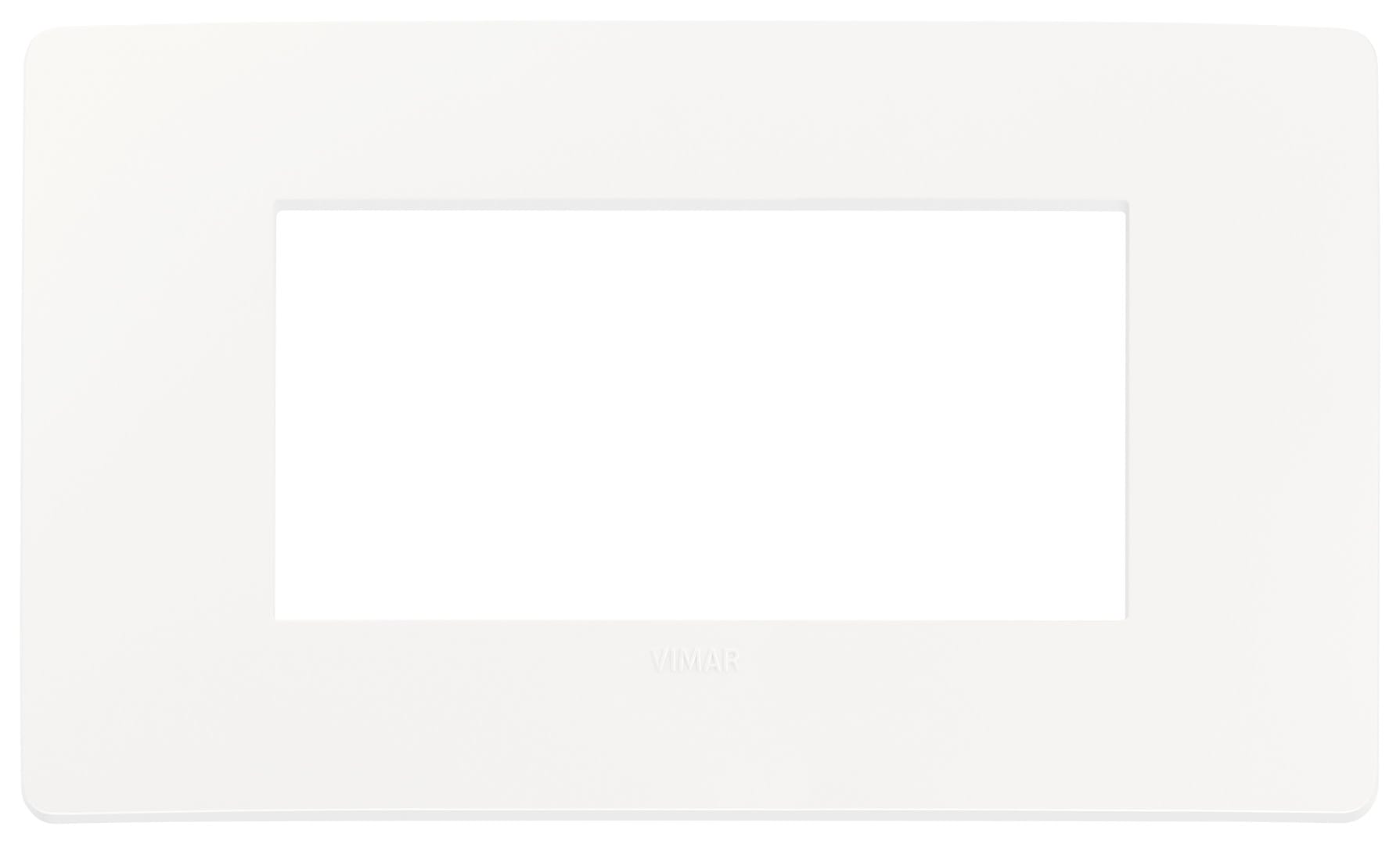 VIMAR SPA - VIW14654U.11 PLACCA PLANA UP 4M BIANCO MATT