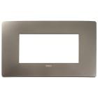 VIMAR SPA - VIW14654U.33 PLACCA PLANA UP 4M TITANIO