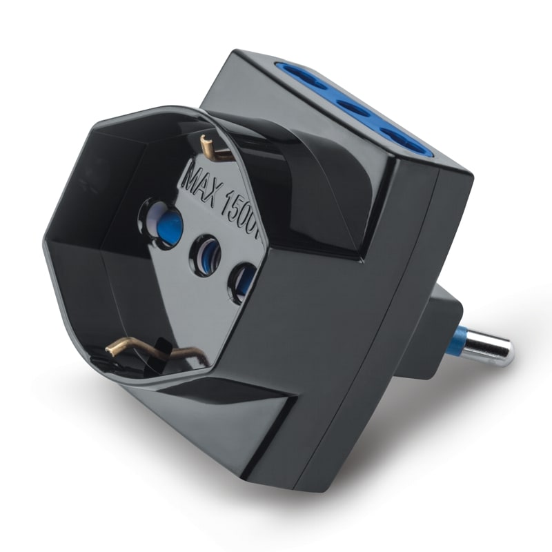 SCAME PARRE SPA - SCA146.570/N ADATTATORE BLUELINE P40+2 BIV. 2P+T 16A