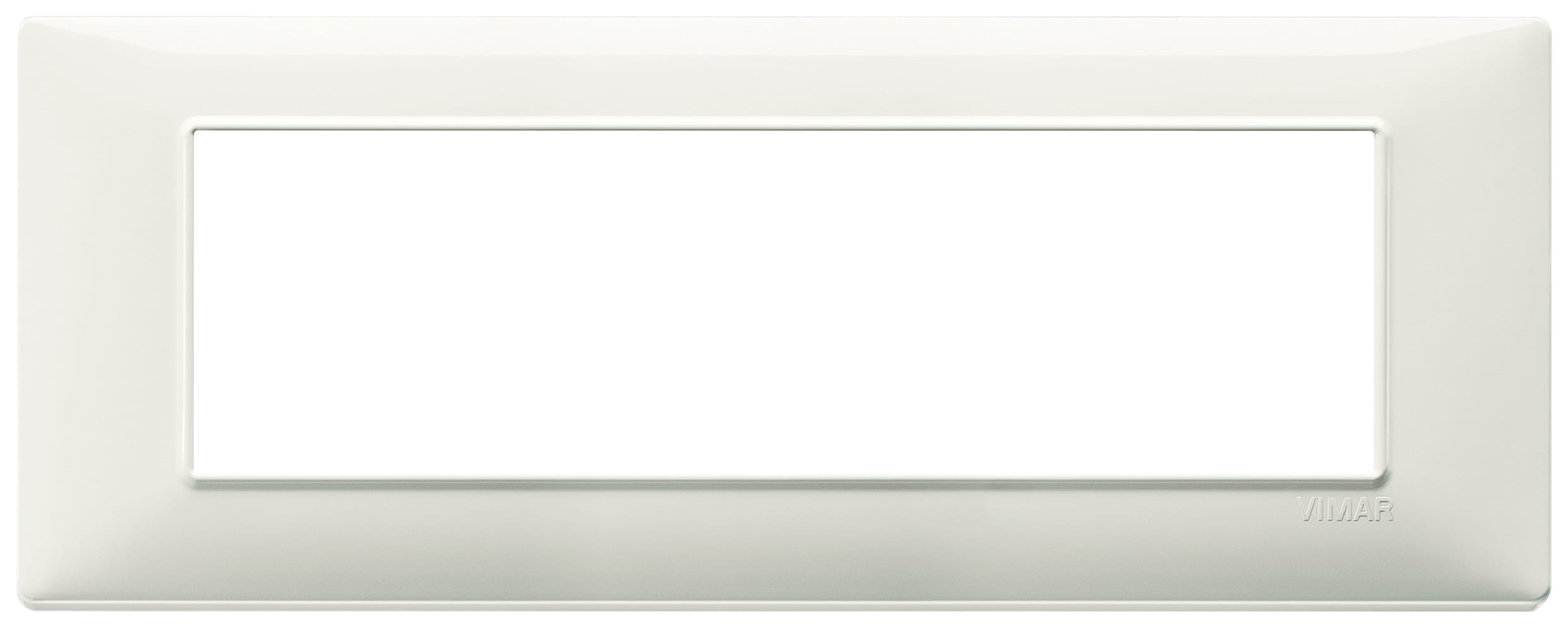 VIMAR SPA - VIW14657.02 PLACCA 7M AVORIO
