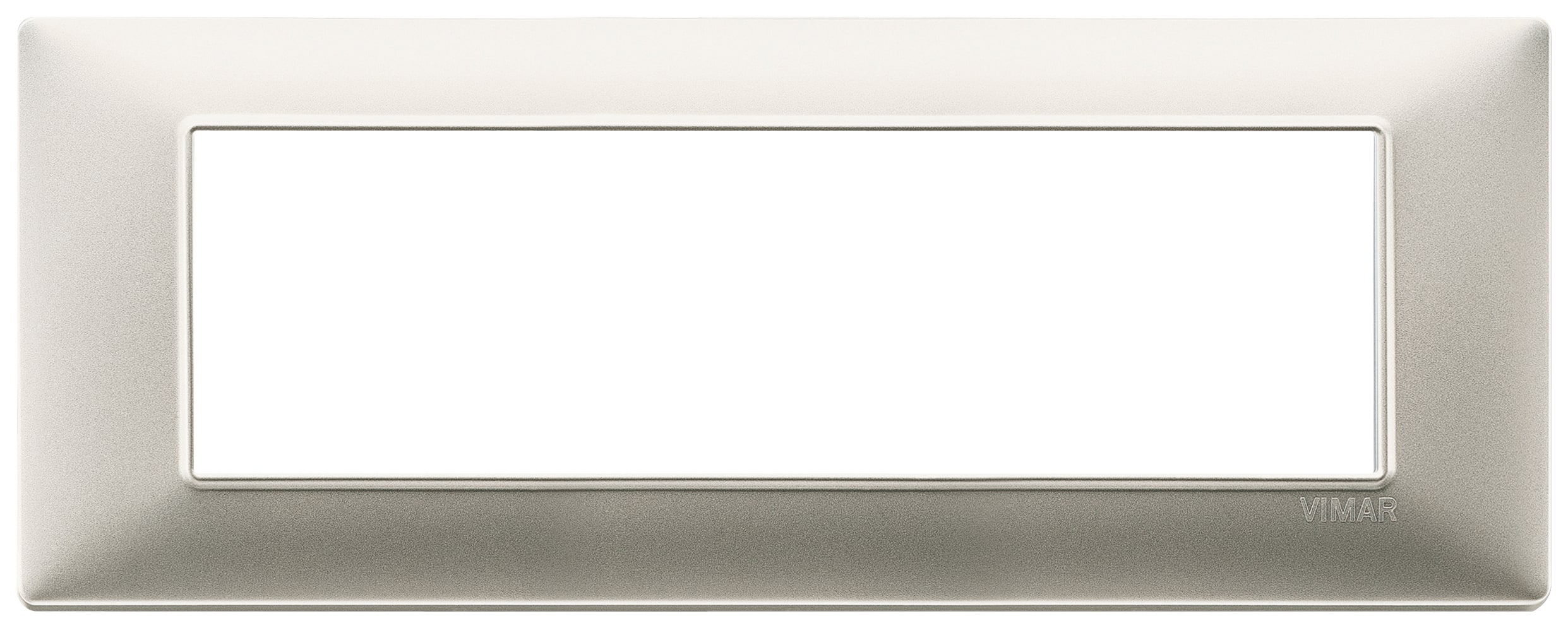 VIMAR SPA - VIW14657.21 PLACCA 7M NICHEL OPACO