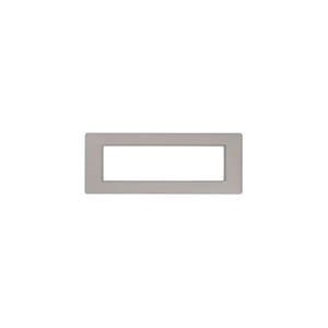 VIMAR SPA - VIW14657.21 PLACCA 7M NICHEL OPACO