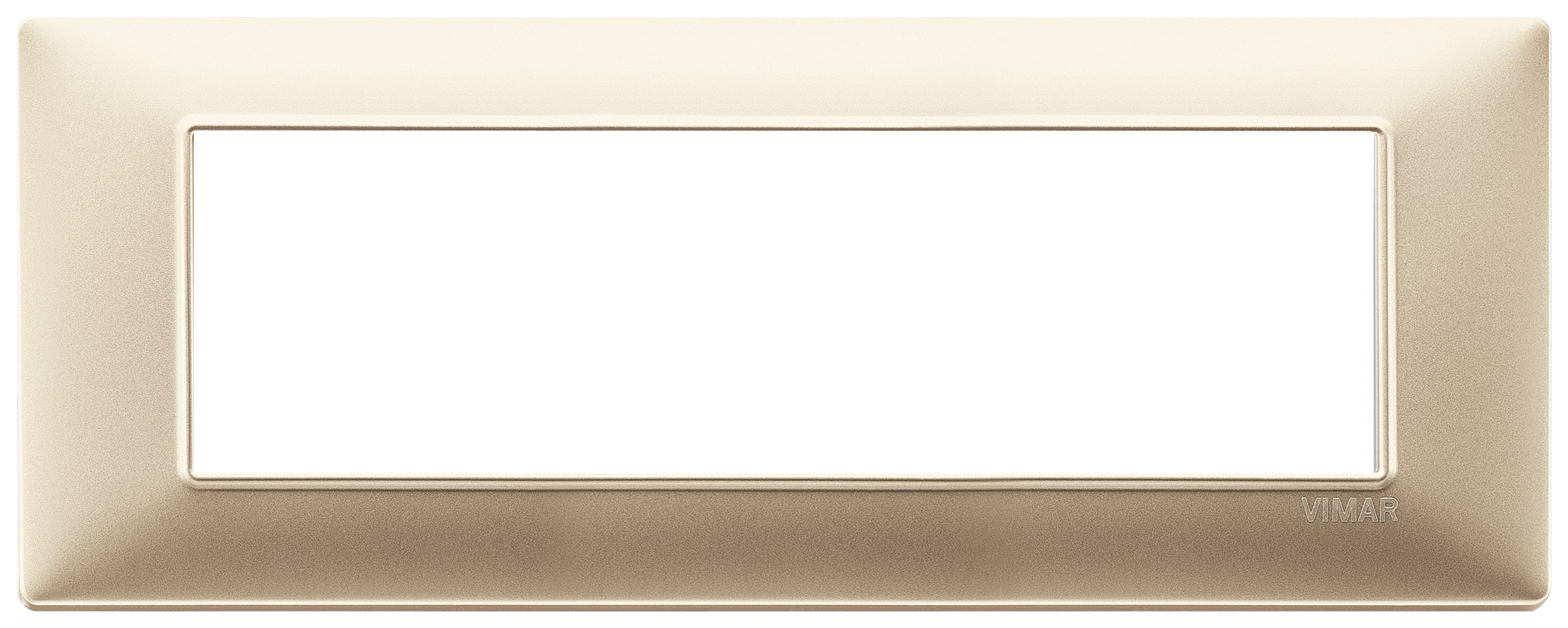 VIMAR SPA - VIW14657.22 PLACCA 7M CHAMPAGNE OPACO