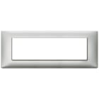 VIMAR SPA - VIW14657.27 PLACCA 7M TECNOPOLIMERO SILVER