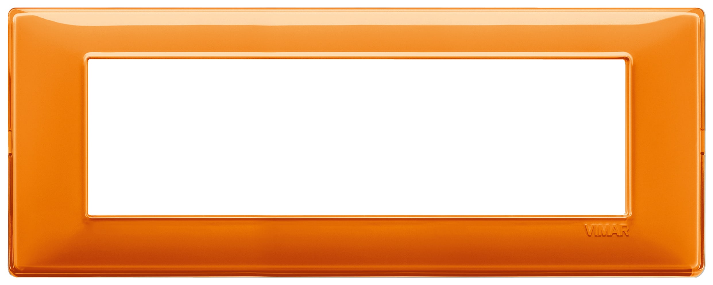 VIMAR SPA - VIW14657.48 PLACCA 7M REFLEX ARANCIO