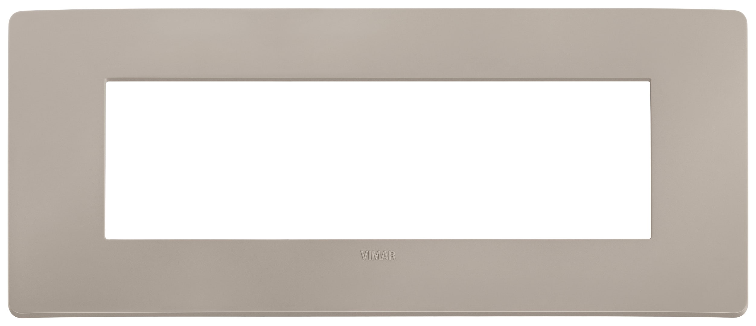 VIMAR SPA - VIW14657U.15 PLACCA PLANA UP 7M TORTORA MATT