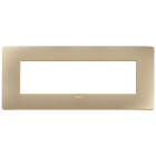 VIMAR SPA - VIW14657U.31 PLACCA PLANA UP 7M CHAMPAGNE