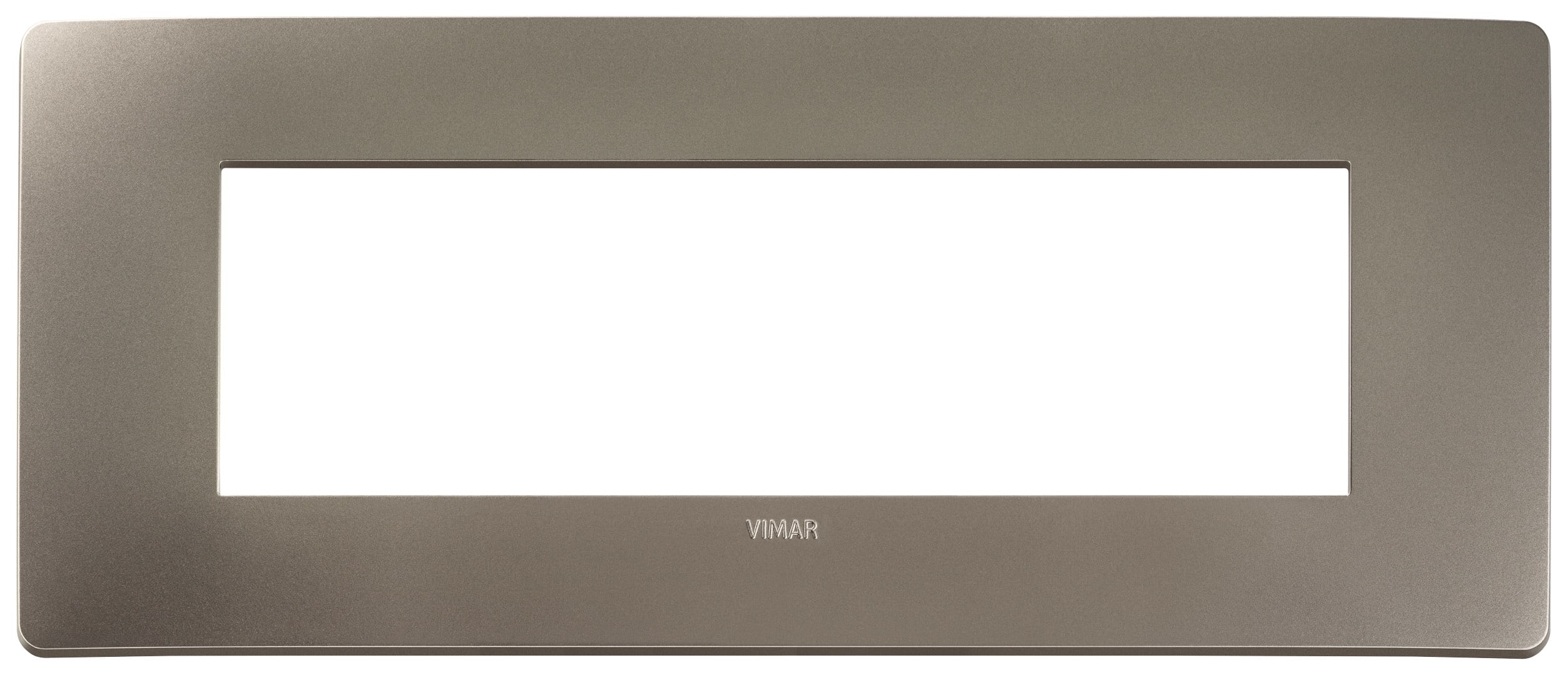 VIMAR SPA - VIW14657U.33 PLACCA PLANA UP 7M TITANIO