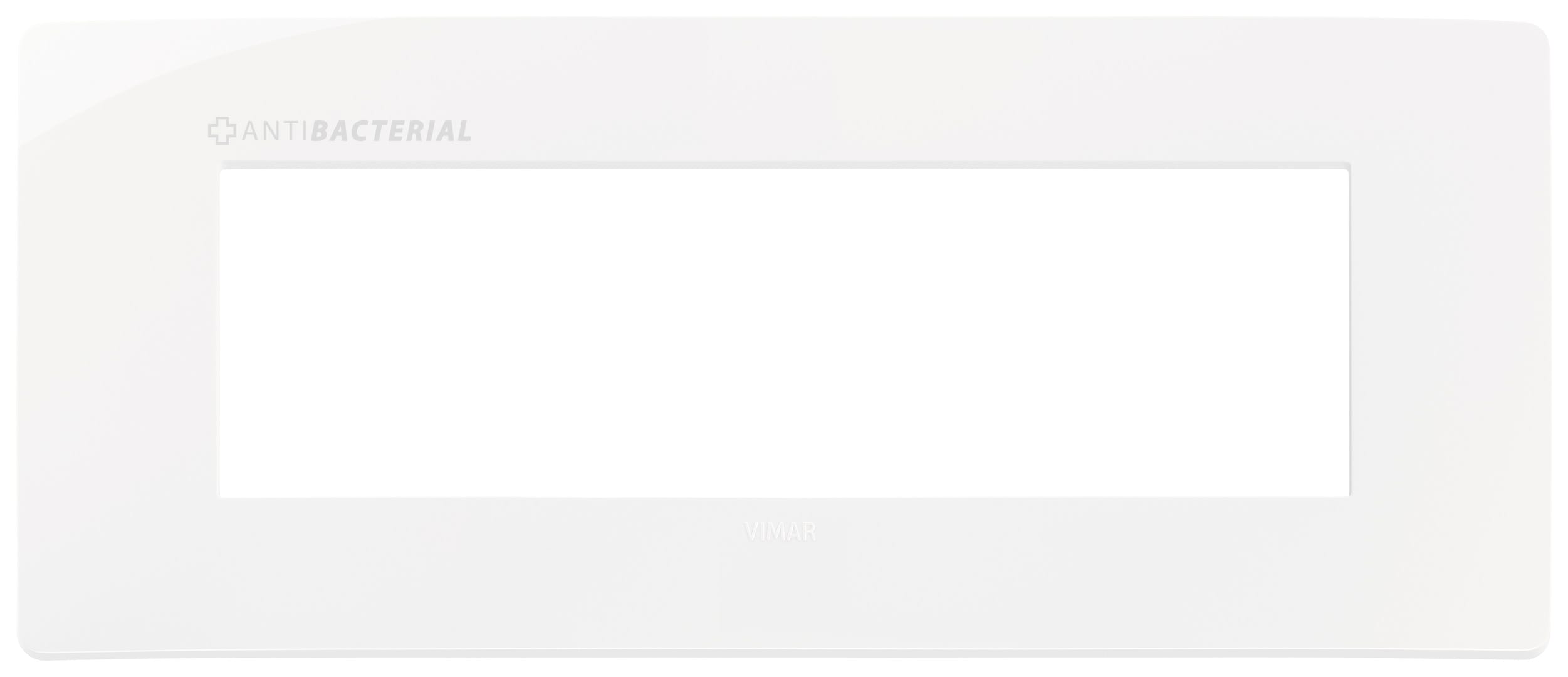 VIMAR SPA - VIW14657U.AB.01 Placca Plana Up 7M bianco antib.