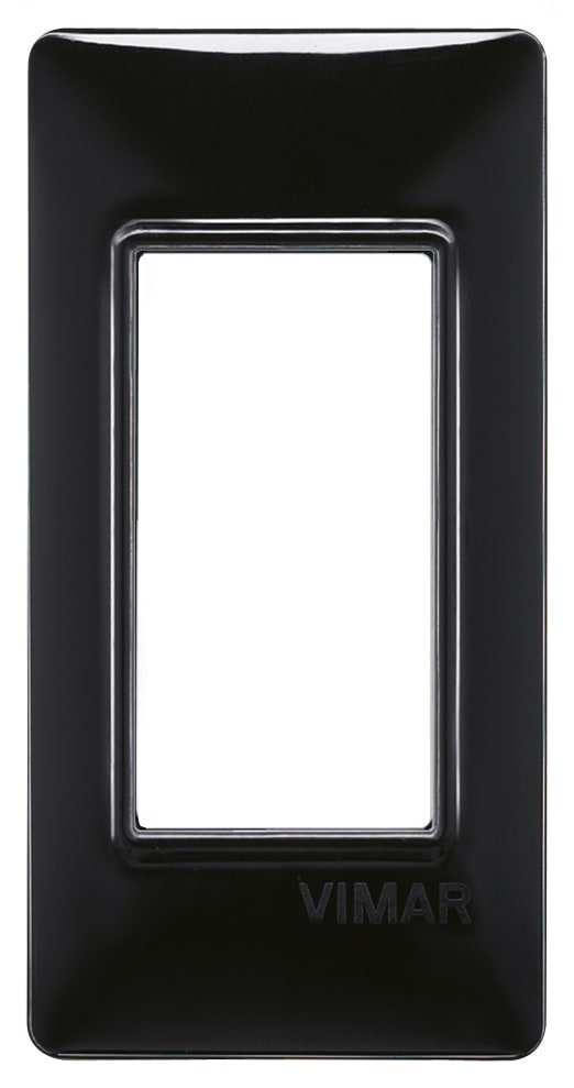 VIMAR SPA - VIW14666.05 PLACCA 1M PANNELLI NERO