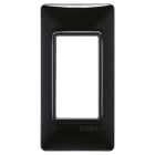 VIMAR SPA - VIW14666.05 PLACCA 1M PANNELLI NERO