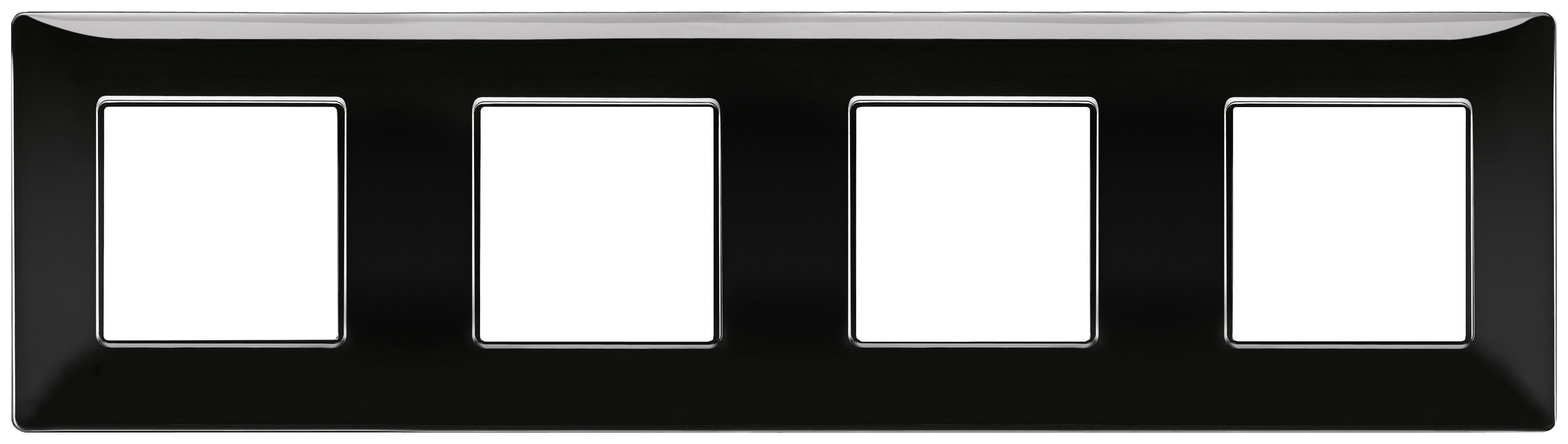 VIMAR SPA - VIW14669.05 PLACCA 8M (2+2+2+2) INT71 NERO