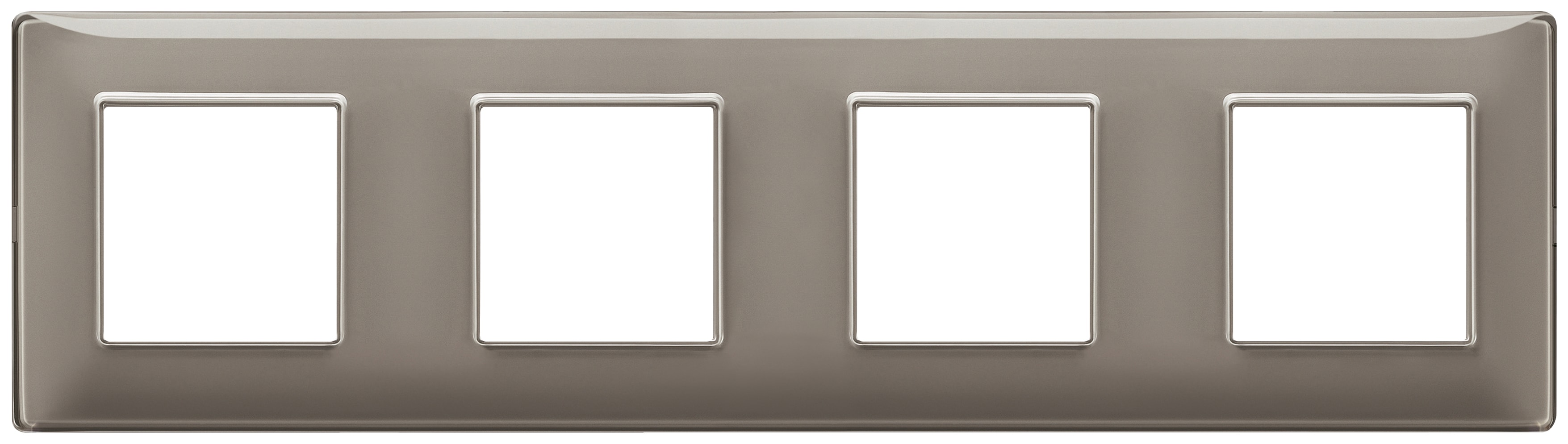 VIMAR SPA - VIW14669.40 PLACCA 8M (2+2+2+2) INT71 REFLEX CENERE