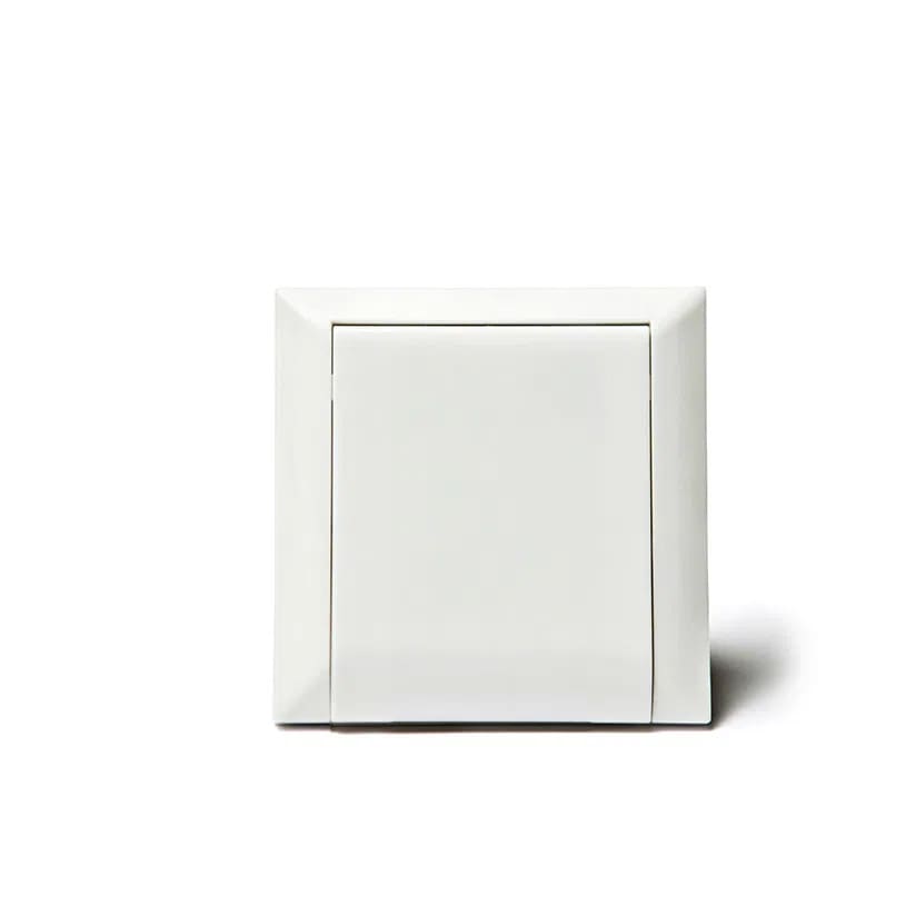 TECNOPLUS - TNP1467.0 PRESA ASPIRANTE QUADRATA DESIGN BIANCA