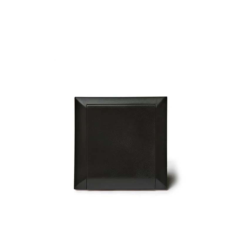 TECNOPLUS - TNP1467.C5 COVER SET PRESA DESIGN BLACK