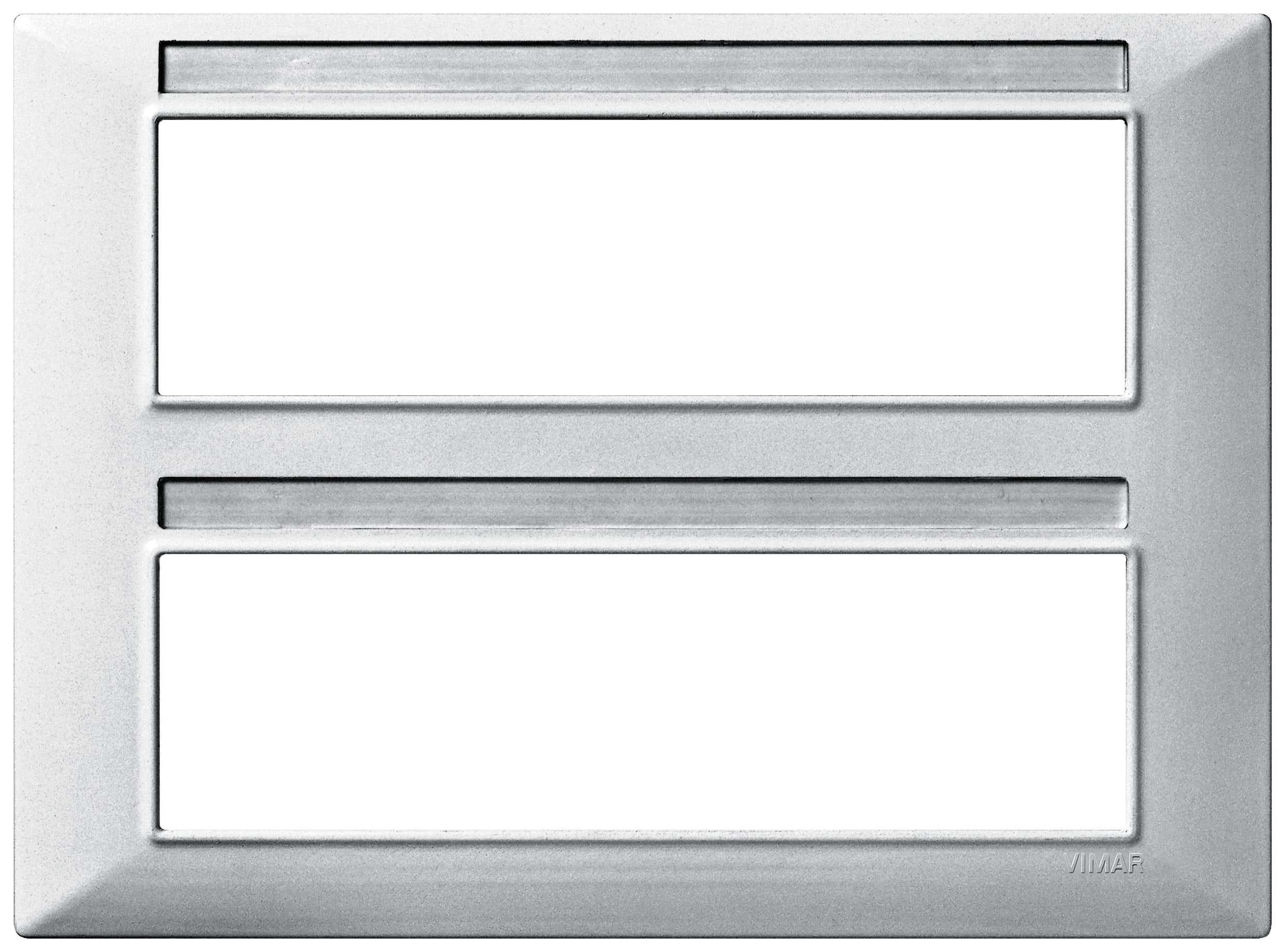 VIMAR SPA - VIW14690.20 PLACCA 14M ARGENTO OPACO