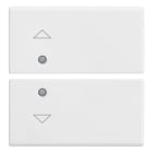 VIMAR SPA - VIW14752.2 DUE MEZZI TASTI 2M SIMBOLI FRECCE BIANCO