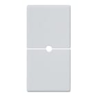 VIMAR SPA - VIW14755.SL Due mezzi tasti 1M neutro pers. Silver