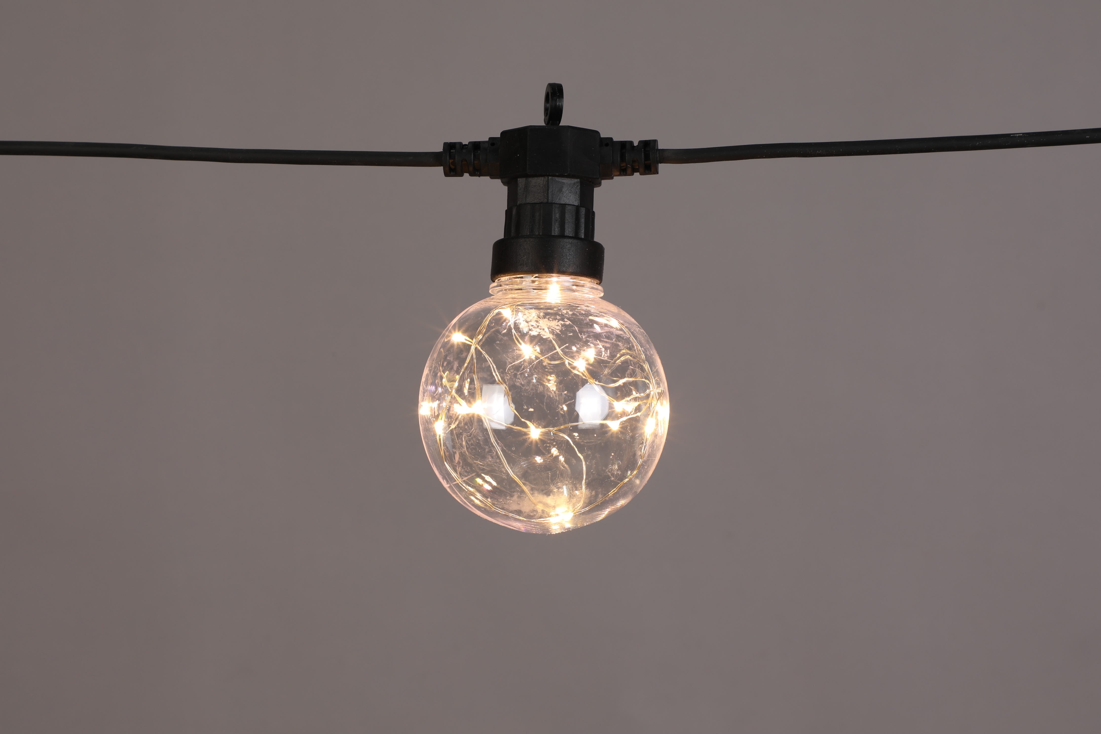 GIOCOPLAST NATALE SP - GCP14822334 20 LAMPADINE G60 CON GOCCE DI LED B.CALD