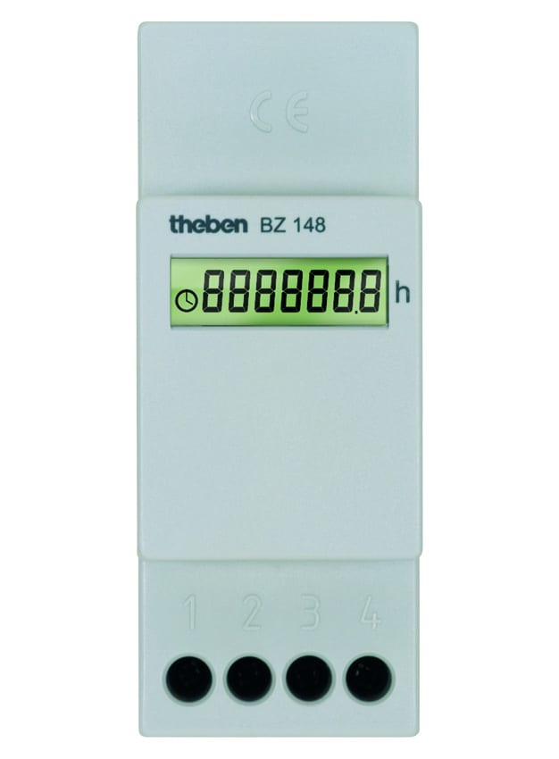 THEBEN SRL - THE1480000 BZ 148 CONTAORE DIGIT B.DIN 2 MOD. 230 V