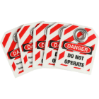 BRADY ITALIA - MOD148824 MINI SAFETY LOCK OUT TAGS - 25 TAG