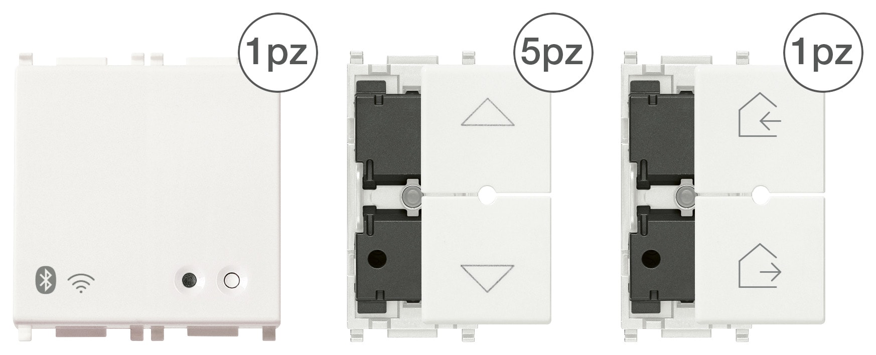 VIMAR SPA - VIW14998.07 KIT 5 TAPPARELLE CONNESSE IOT PLANA B.CO