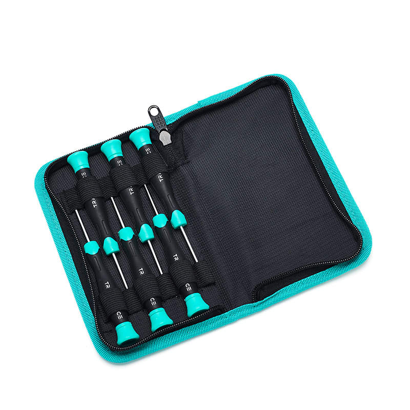 TRADEFORCE - TDM0118150006 SET 6 CACCIAVITI DI PRECISIONE IN POCHET