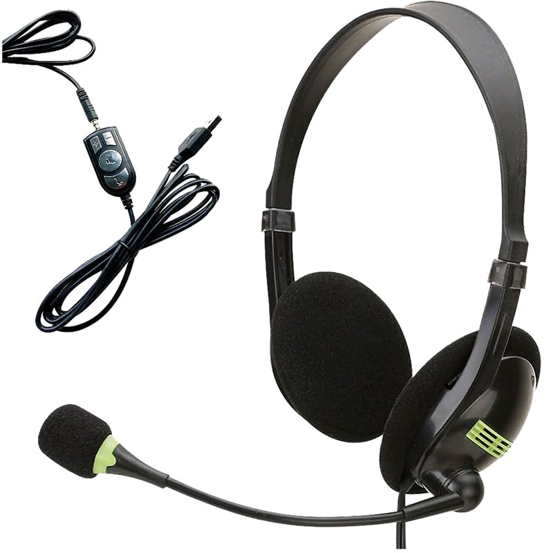 ELCART DISTRIBUTION - ERT140012500 CUFFIA USB CON MIC. E CONT.VOLUME