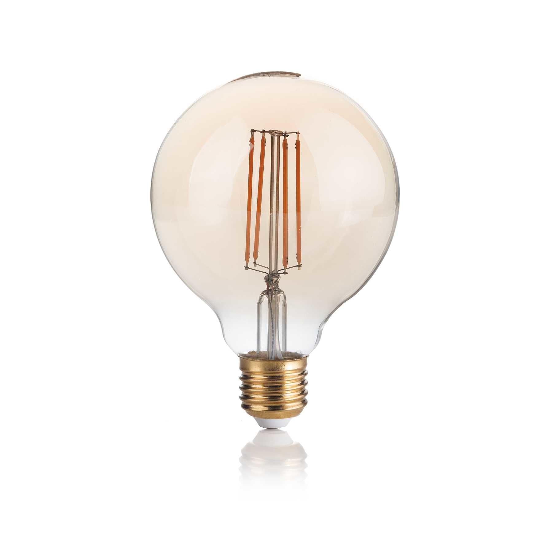 IDEAL LUX SRL - IUX151717 E27 GLOBO D095 04W 2200K CRI80 AMBRA