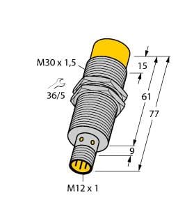 TURCK BANNER SRL - TUK1535564 NI15-M30E-LIU-H1141