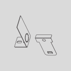 ARCLUCE SPA - ACL1099579X-30 T-RAIL GLASS TESTATA FINALE + ESTRATTORE