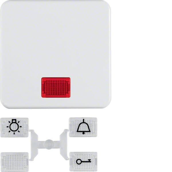 BERKER - BRK155309 BILANC. WG UP IP44 BIANCO POLARE LUCIDO