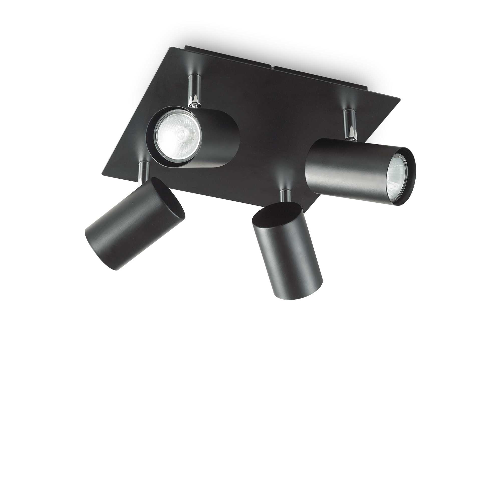 IDEAL LUX SRL - IUX156781 SPOT PL4 NERO