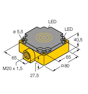 TURCK BANNER SRL - TUK15697 BI40-CP80-VP4X2