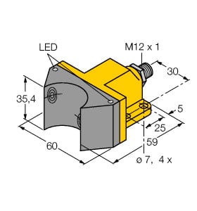TURCK BANNER SRL - TUK1569901 NI4-DSU35-2AP4X2-H1141