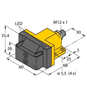 TURCK BANNER SRL - TUK1569904 NI4-DSU26-2AP4X2-H1141