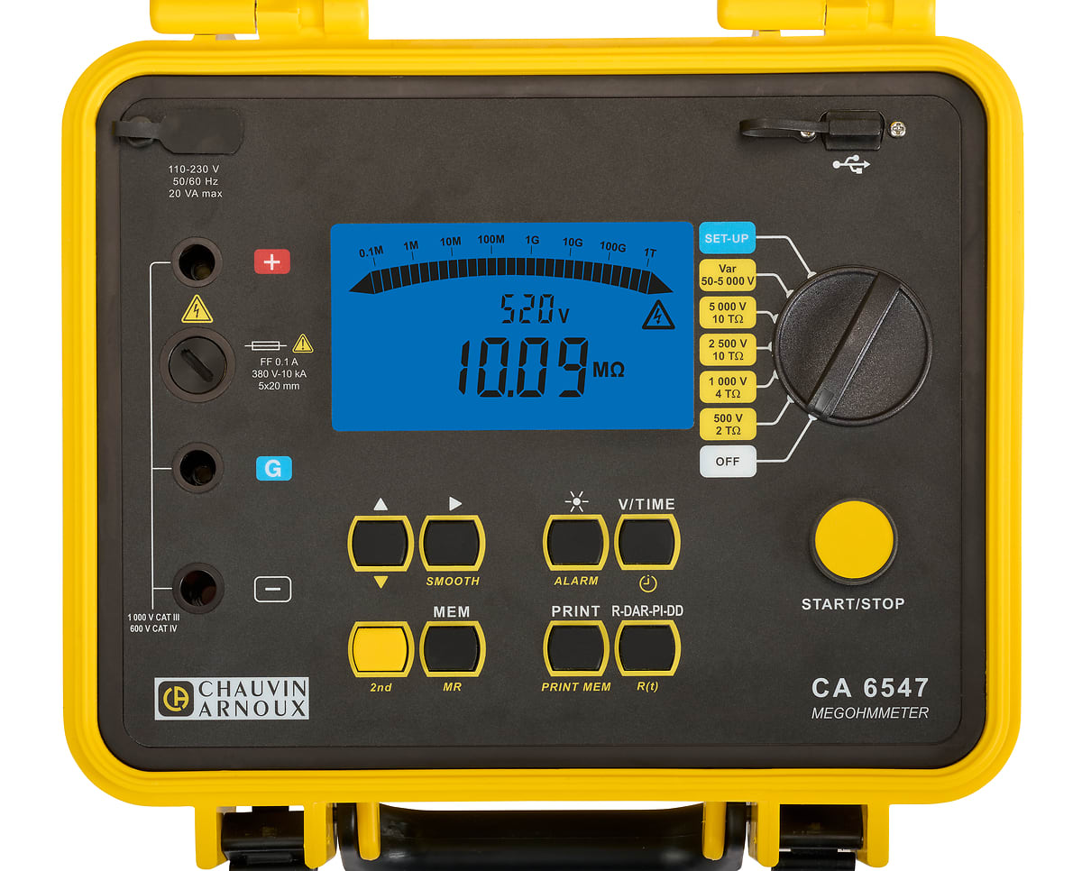 A.M.R.A. SPA - AMRP01139712 CHAUVIN ARNOUX CA 6547 TESTER ISOLAMENTO