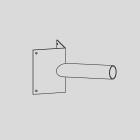 ARCLUCE SPA - ACL1099616X-21 ATTACCO PARETE ANGOLO 15° D.60