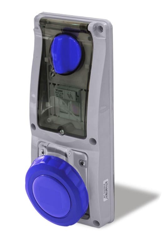 ROSI MATERIALE ELETT - RCO16.3216B6-I PR BLOC VERT INC IP67+PORTAFUS 3P 16A 22