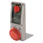 ROSI MATERIALE ELETT - RCO16.3416R6-I PR BLOC VERT INC IP67 +PORTAFUS 5P 16A 3