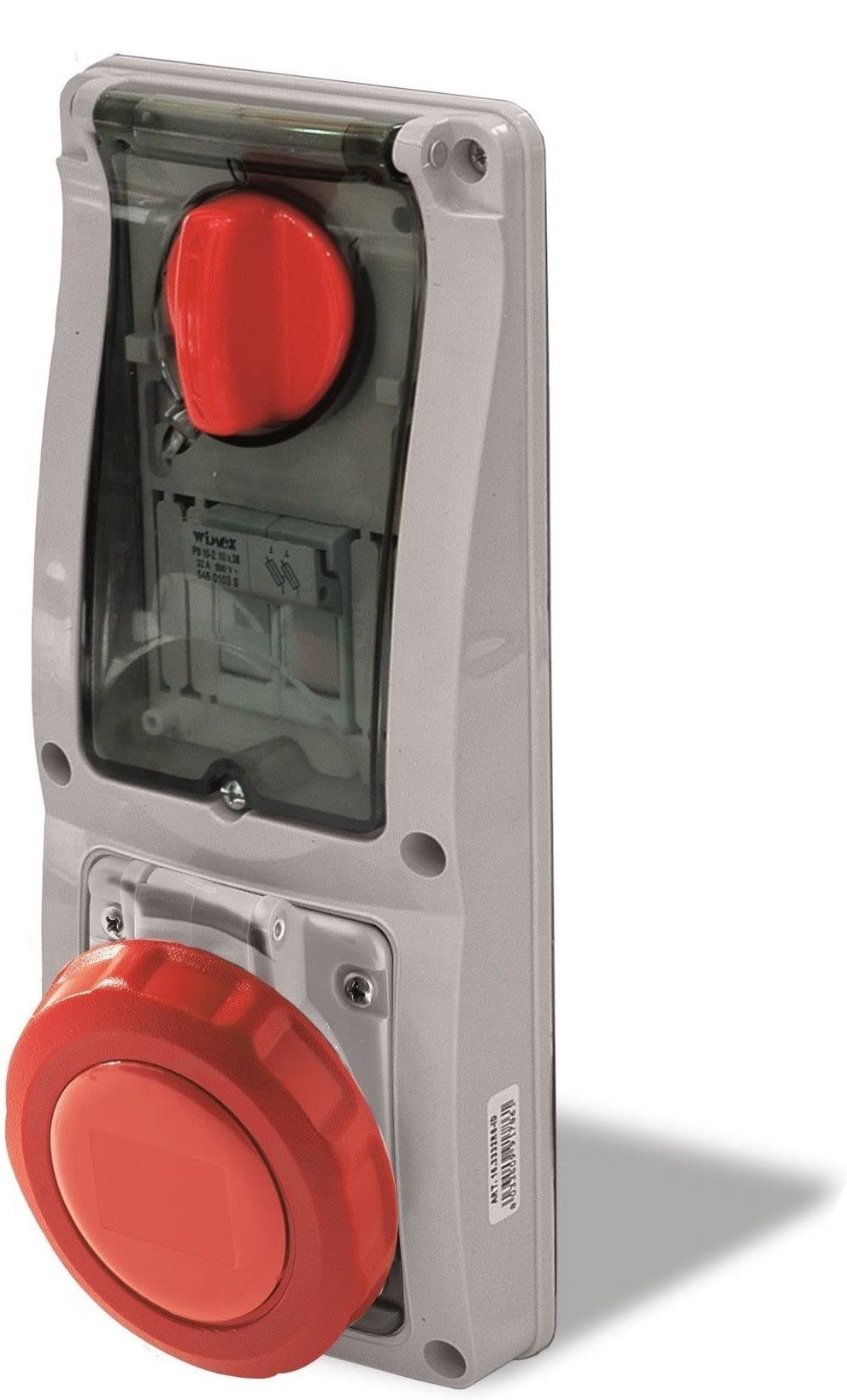 ROSI MATERIALE ELETT - RCO16.3432R6-I PR BLOC VERT INC IP67 +PORTAFUS 5P 32A 3