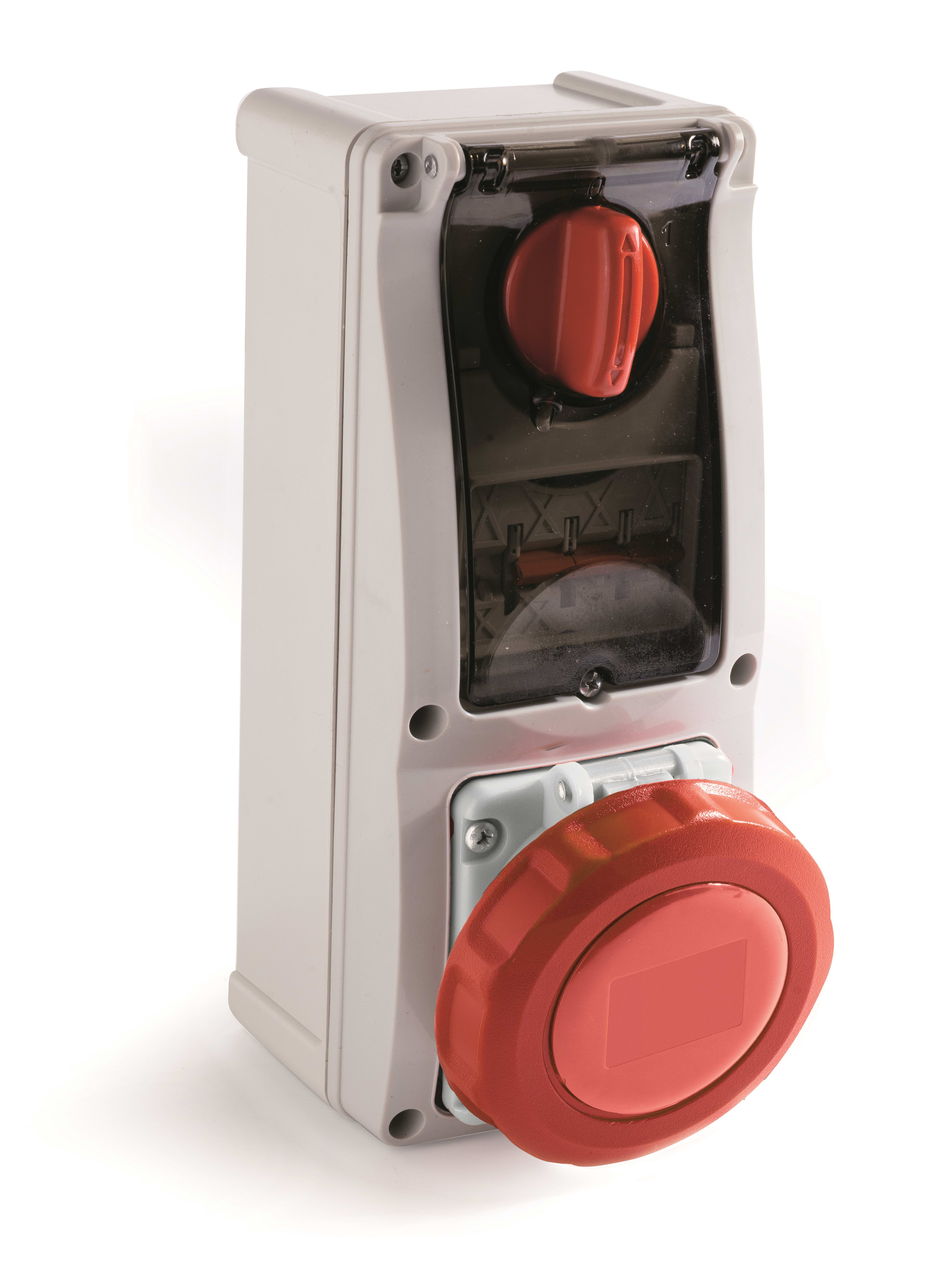 ROSI MATERIALE ELETT - RCO16.463R6MT PR BLOC VERT IP67 MT 5P 63A 380V