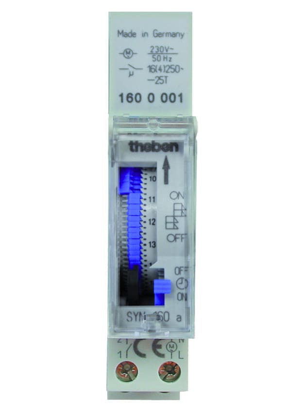 THEBEN SRL - THE1600001 SYN 160 A INT.TEMPO 1 M/DIN 24H SEGM. 1C