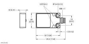 TURCK BANNER SRL - TUK1600501 BI5-Q08-AP6X2-V1131/S34
