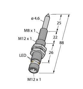TURCK BANNER SRL - TUK1600608 NIMFE-M12/4.6L88-UP6X-H1141